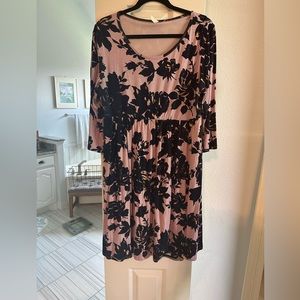 PinkBlush. Empire waist dress. Super soft!
